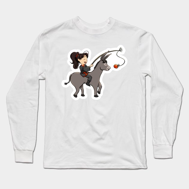 wei wuxian and lil' apple Long Sleeve T-Shirt by Toalfish